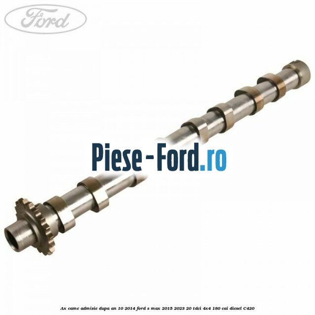 Ax came admisie dupa an 10/2014 Ford S-Max 2015-2023 2.0 TDCi 4x4 180 cai #38EF8E5B97