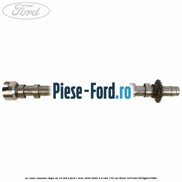 Ax came evacuare dupa an 10/2014 Ford C-Max 2016-2020 2.0 TDCi 170 cai diesel #FE7D28ACFF