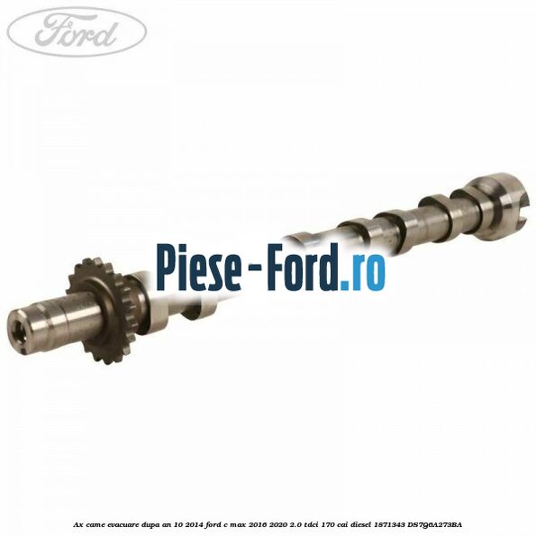 Ax came evacuare dupa an 10/2014 Ford C-Max 2016-2020 2.0 TDCi 170 cai diesel #FE7D28ACFF