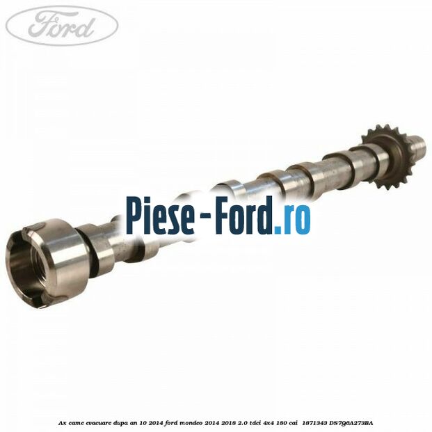 Ax came evacuare dupa an 10/2014 Ford Mondeo 2014-2018 2.0 TDCi 4x4 180 cai  #AF0EEC5EEA