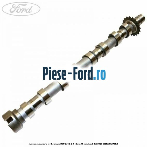 Ax came evacuare Ford S-Max 2007-2014 2.0 TDCi 136 cai diesel