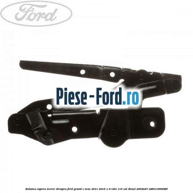 Acoperiere stanga maner usa spate interior Ford Grand C-Max 2011-2015 1.6 TDCi 115 cai diesel