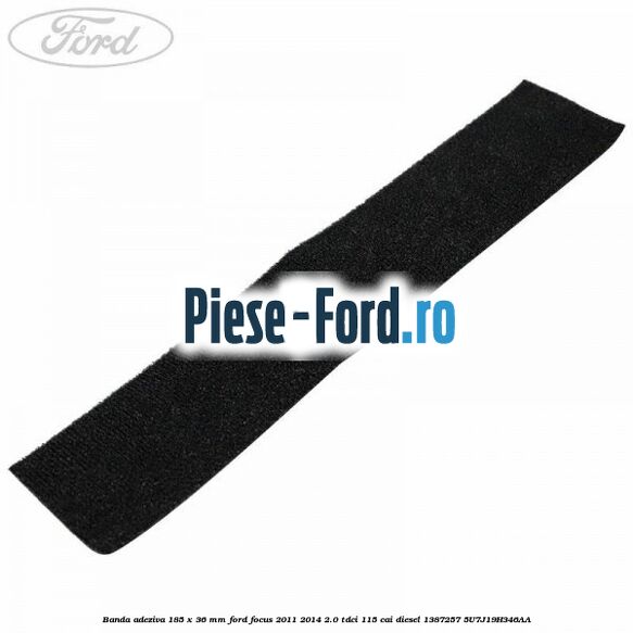 Banda adeziv antiscart rezervor Ford Focus 2011-2014 2.0 TDCi 115 cai diesel