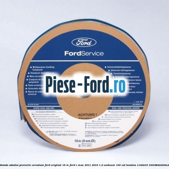 Banda adeziva grila parbriz, praguri Ford original Ford C-Max 2011-2015 1.0 EcoBoost 100 cai benzina
