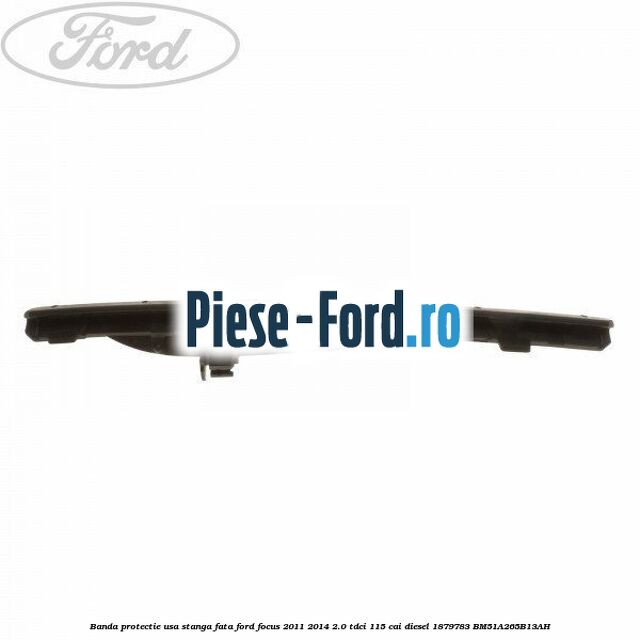 Banda protectie usa dreapta fata Ford Focus 2011-2014 2.0 TDCi 115 cai diesel