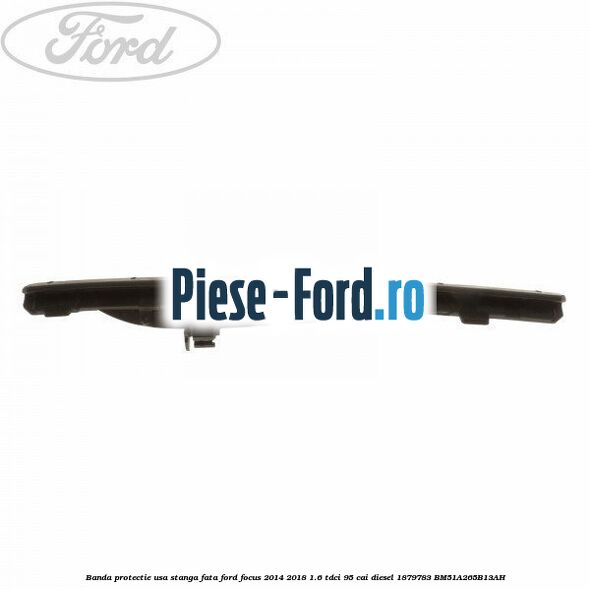 Banda protectie usa dreapta fata Ford Focus 2014-2018 1.6 TDCi 95 cai diesel