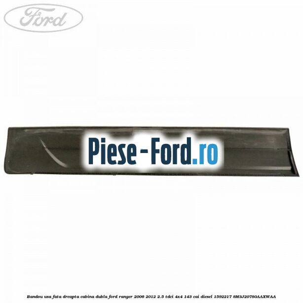 Bandou usa fata dreapta cabina dubla Ford Ranger 2006-2012 2.5 TDCi 4x4 143 cai diesel #BCBB372784