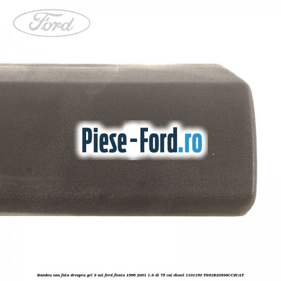 Bandou usa fata dreapta gri 3 usi Ford Fiesta 1996-2001 1.8 DI 75 cai diesel #B0C07E0DA0