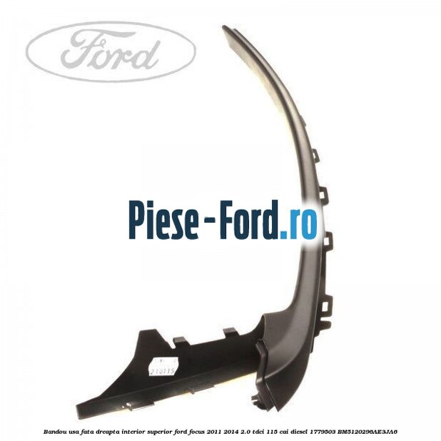 Bandou lateral vertical usa stanga fata Ford Focus 2011-2014 2.0 TDCi 115 cai diesel