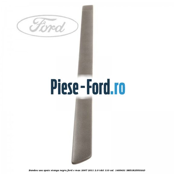 Bandou usa spate stanga negru Ford C-Max 2007-2011 2.0 TDCi 110 cai  #B10A53F7D8