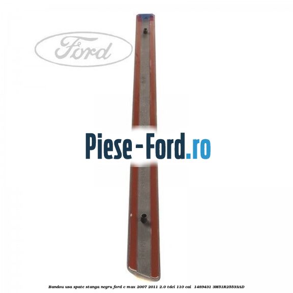 Bandou usa spate stanga negru Ford C-Max 2007-2011 2.0 TDCi 110 cai  #B10A53F7D8