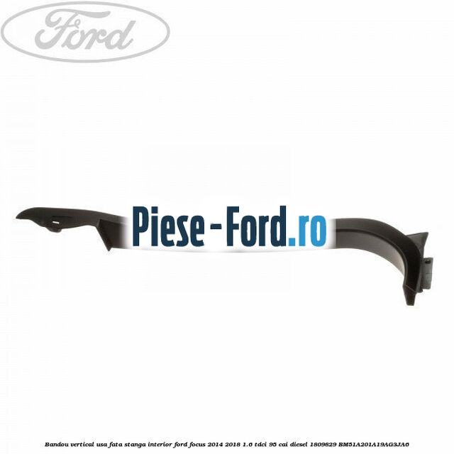 Bandou vertical usa fata stanga interior Ford Focus 2014-2018 1.6 TDCi 95 cai diesel