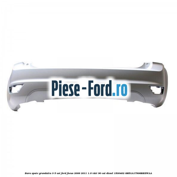 Bara spate grunduita 3/5 Usi Ford Focus 2008-2011 1.6 TDCi 90 cai #B8B42E31B6 Bara spate grunduita 3/5 Usi Ford Focus 2008-2011 1.6 TDCi 90 cai diesel #B8B42E31B6