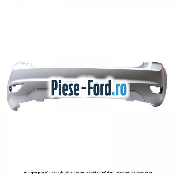 Bara spate grunduita 3/5 Usi Ford Focus 2008-2011 1.8 TDCi 115 cai diesel #F93432C5AA