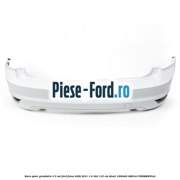 Bara spate grunduita 3/5 Usi Ford Focus 2008-2011 1.8 TDCi 115 cai diesel #F93432C5AA