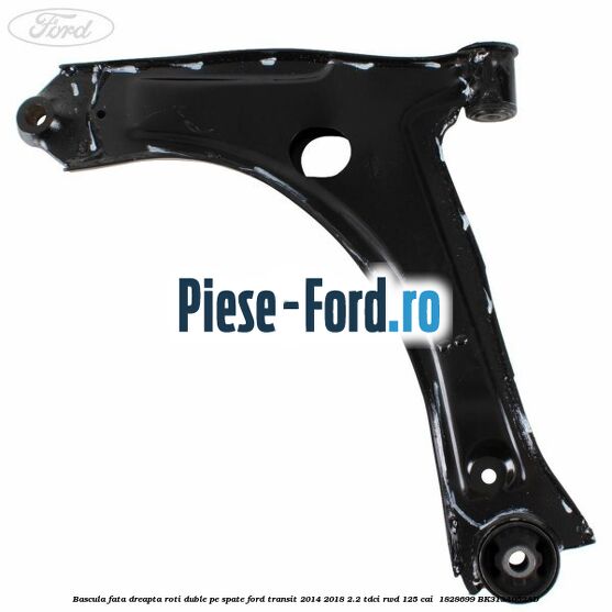 Bascula fata dreapta roti duble pe spate Ford Transit 2014-2018 2.2 TDCi RWD 125 cai  #21B933667E