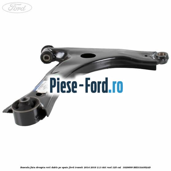 Bascula fata dreapta roti duble pe spate Ford Transit 2014-2018 2.2 TDCi RWD 125 cai  #21B933667E