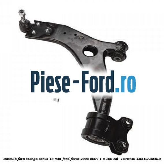 Bascula fata stanga conus 18 mm Ford Focus 2004-2007 1.6 100 cai  #98923CA604