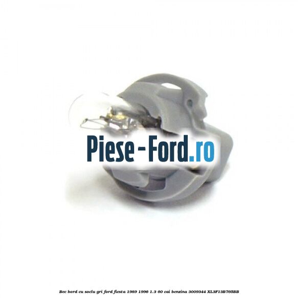 Bec bord cu soclu gri Ford Fiesta 1989-1996 1.3 60 cai benzina #D4D3FF9916