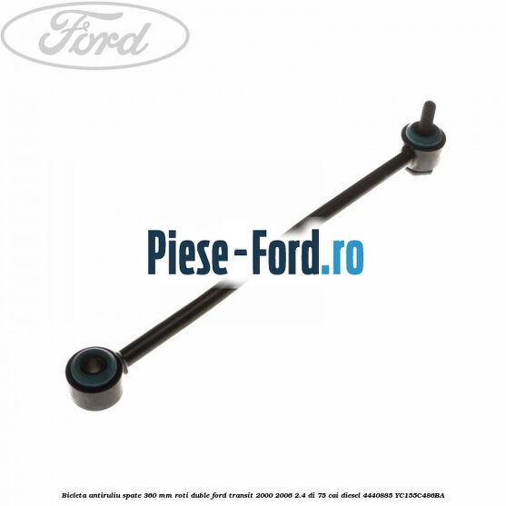 Bieleta antiruliu spate 360 mm roti duble Ford Transit 2000-2006 2.4 DI 75 cai diesel #B64653F427