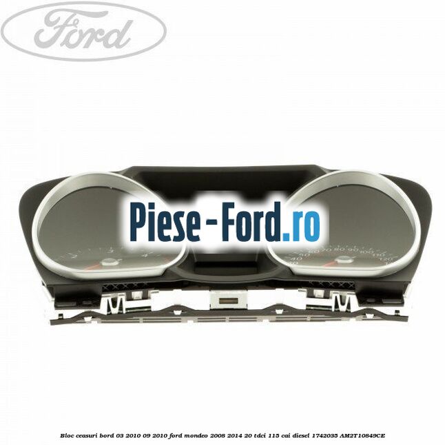 Bloc ceasuri bord 03/2010-09/2010 Ford Mondeo 2008-2014 2.0 TDCi 115 cai #777AF22C68
