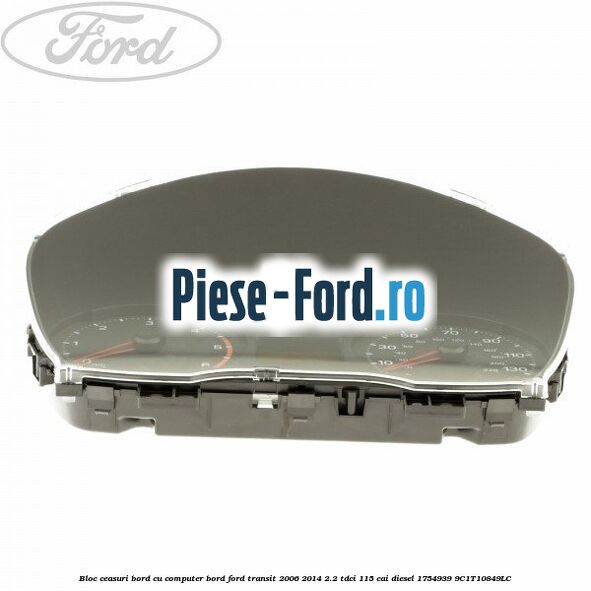 Bloc ceasuri bord cu computer bord Ford Transit 2006-2014 2.2 TDCi 115 cai diesel #C4CC771289
