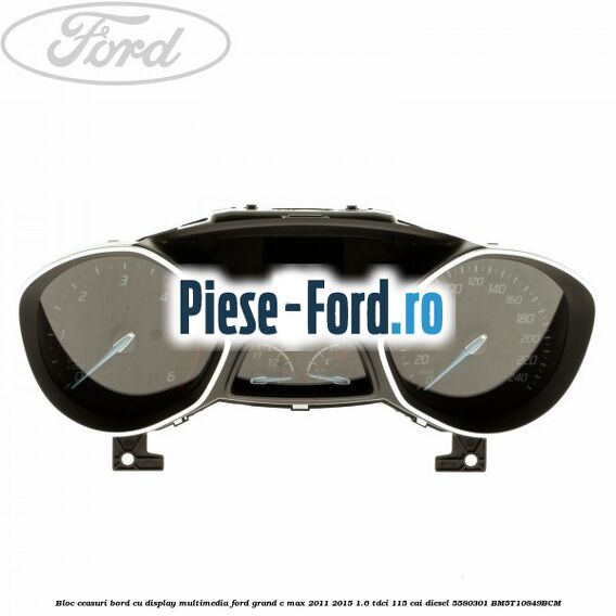 Bloc ceasuri bord cu display multimedia Ford Grand C-Max 2011-2015 1.6 TDCi 115 cai diesel