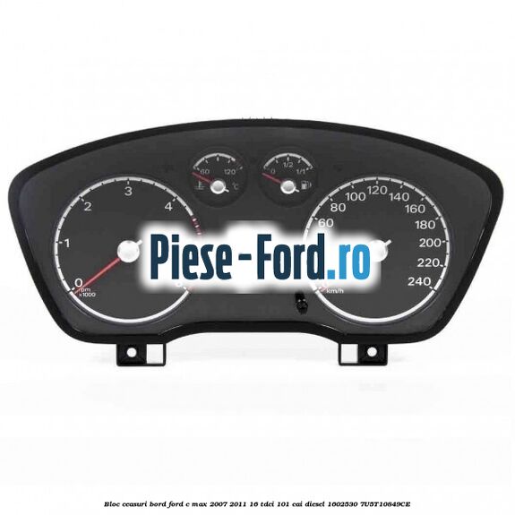 Bloc ceasuri bord Ford C-Max 2007-2011 1.6 TDCi 101 cai #B2BF2E26E8