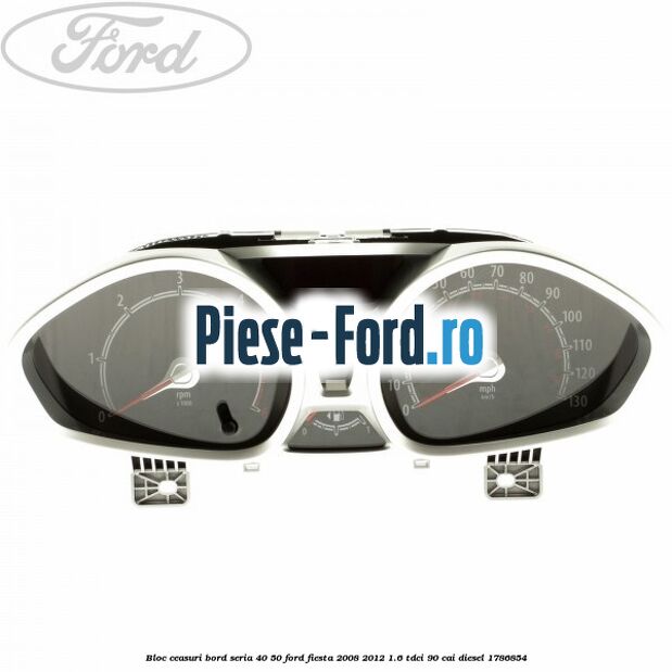 Bloc ceasuri bord seria 40/50 Ford Fiesta 2008-2012 1.6 TDCi 90 cai diesel #1913FB4EDA