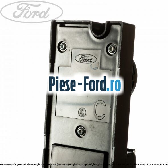 Bloc comanda geamuri electrice fata si spate echipare lampa inferioara oglinzi Ford Focus 2008-2011 1.4 80 cai benzina #825353B4DE
