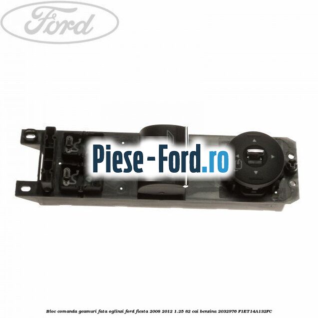 Ansamblu comutator dezactivare airbag si indicator luminos Ford Fiesta 2008-2012 1.25 82 cai benzina