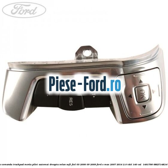Bloc comanda trackpad meniu pilot automat dreapta volan soft feel 03/2008-09/2009 Ford S-Max 2007-2014 2.0 TDCi 140 cai  #41AAC42875