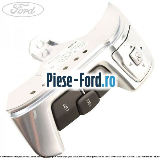 Bloc comanda trackpad meniu pilot automat dreapta volan soft feel 03/2008-09/2009 Ford S-Max 2007-2014 2.2 TDCi 175 cai  #739E85CEED