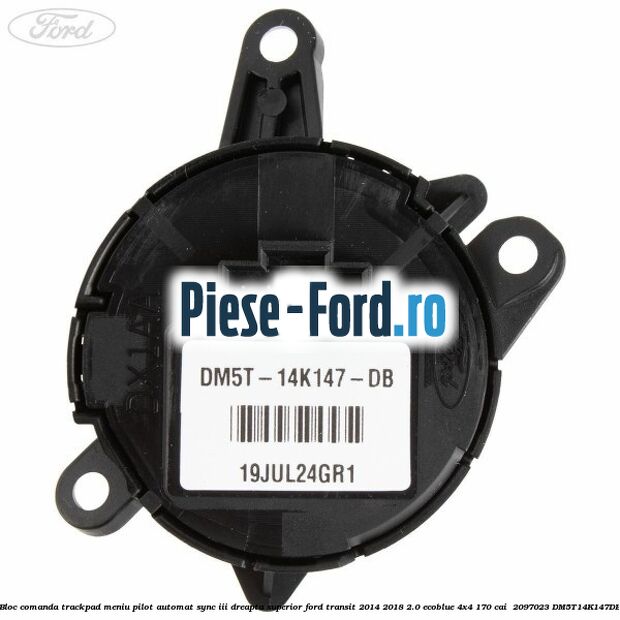Bloc comanda trackpad meniu pilot automat SYNC III dreapta superior Ford Transit 2014-2018 2.0 EcoBlue 4x4 170 cai  #803A5F331A