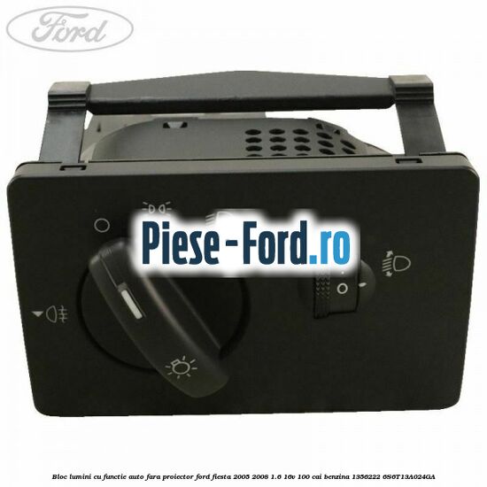 Bloc comanda geam degivrare luneta cu optiune dezactivare airbag pasager Ford Fiesta 2005-2008 1.6 16V 100 cai benzina