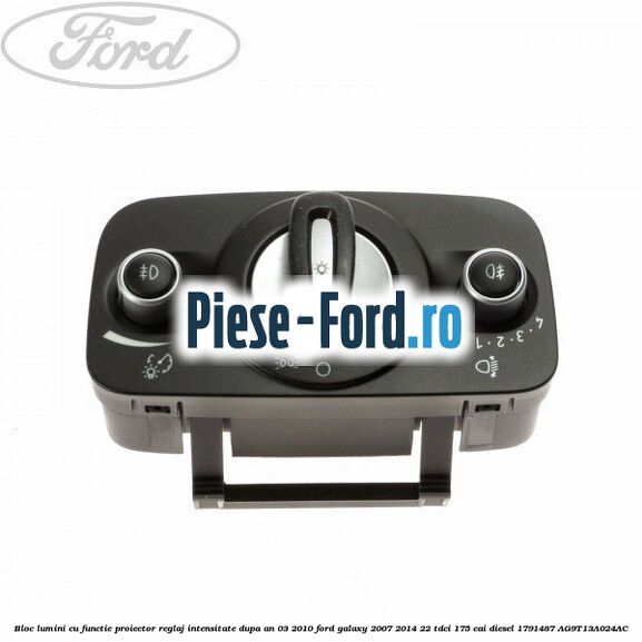 Bloc lumini cu functie proiector, reglaj intensitate dupa an 03/2010 Ford Galaxy 2007-2014 2.2 TDCi 175 cai #CEAB0EBD1B