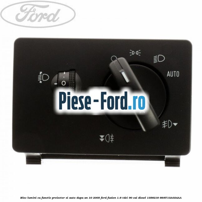 Bloc lumini cu functie proiector si auto dupa an 10/2005 Ford Fusion 1.6 TDCi 90 cai diesel