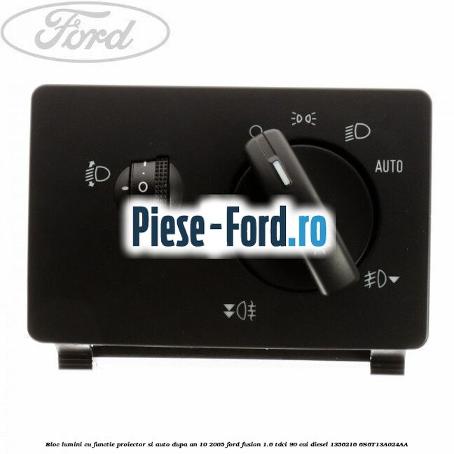 Bloc lumini cu functie proiector si auto dupa an 10/2005 Ford Fusion 1.6 TDCi 90 cai #E80E1E9209