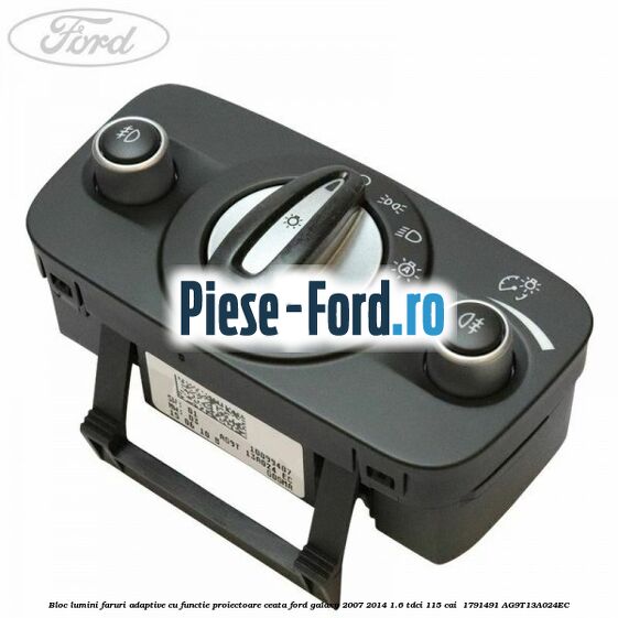Bloc lumini faruri adaptive, cu functie proiectoare ceata Ford Galaxy 2007-2014 1.6 TDCi 115 cai  #5ED10A4280