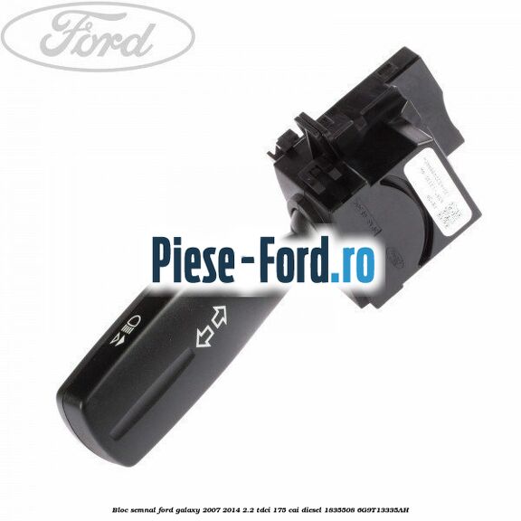 Bloc lumini faruri adaptive, cu functie proiectoare ceata Ford Galaxy 2007-2014 2.2 TDCi 175 cai diesel