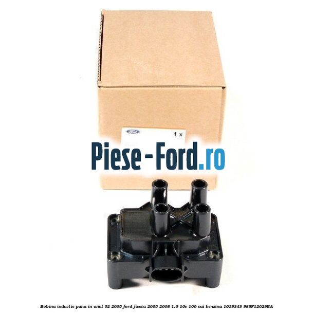 Bobina inductie pana in anul 02/2005 Ford Fiesta 2005-2008 1.6 16V 100 cai benzina #D125C529C4
