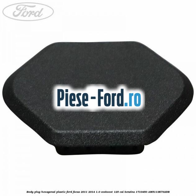 Body plug, hexagonal plastic Ford Focus 2011-2014 1.0 EcoBoost 125 cai benzina #3FE1E9E231