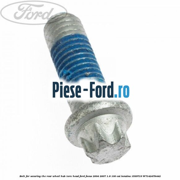 Bolt for securing the rear wheel hub, torx head Ford Focus 2004-2007 1.6 100 cai benzina #766DC4CACB