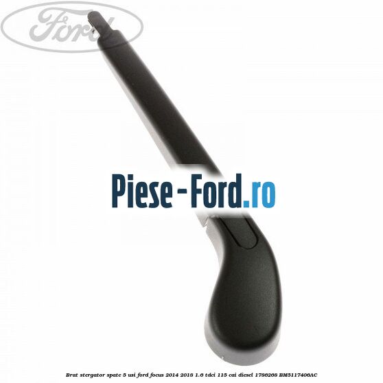 Brat stergator spate 5 usi Ford Focus 2014-2018 1.6 TDCi 115 cai #F33FF64B07