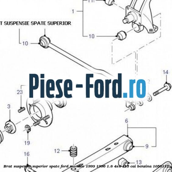 Brat suspensie superior spate Ford Mondeo 1993-1996 1.8 4x4 115 cai benzina #54E57D49D8