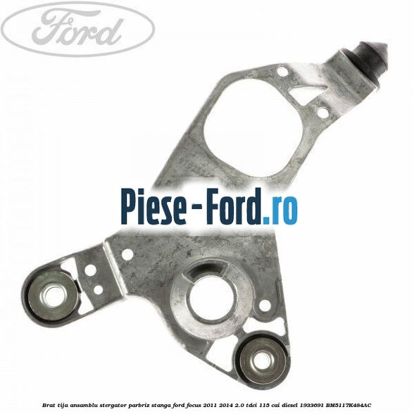 Brat tija ansamblu stergator parbriz stanga Ford Focus 2011-2014 2.0 TDCi 115 cai diesel