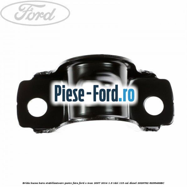 Brida bucsa bara stabilizatoare punte fata Ford S-Max 2007-2014 1.6 TDCi 115 cai diesel