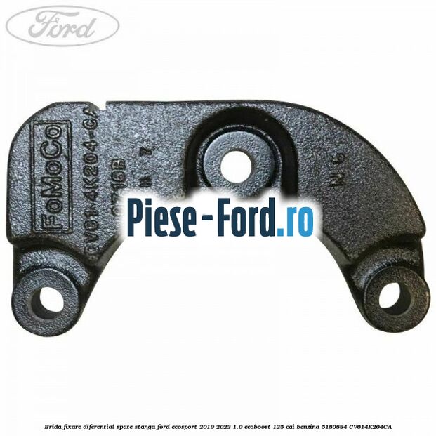 Brida fixare diferential spate stanga Ford EcoSport 2019-2023 1.0 EcoBoost 125 cai benzina #8DF3F448CD