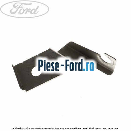 Brida prindere fir senzor abs fata stanga Ford Kuga 2008-2012 2.0 TDCI 4x4 140 cai diesel