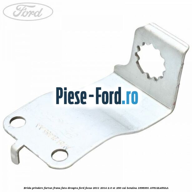 Brida prindere fir senzor abs fata stanga Ford Focus 2011-2014 2.0 ST 250 cai benzina